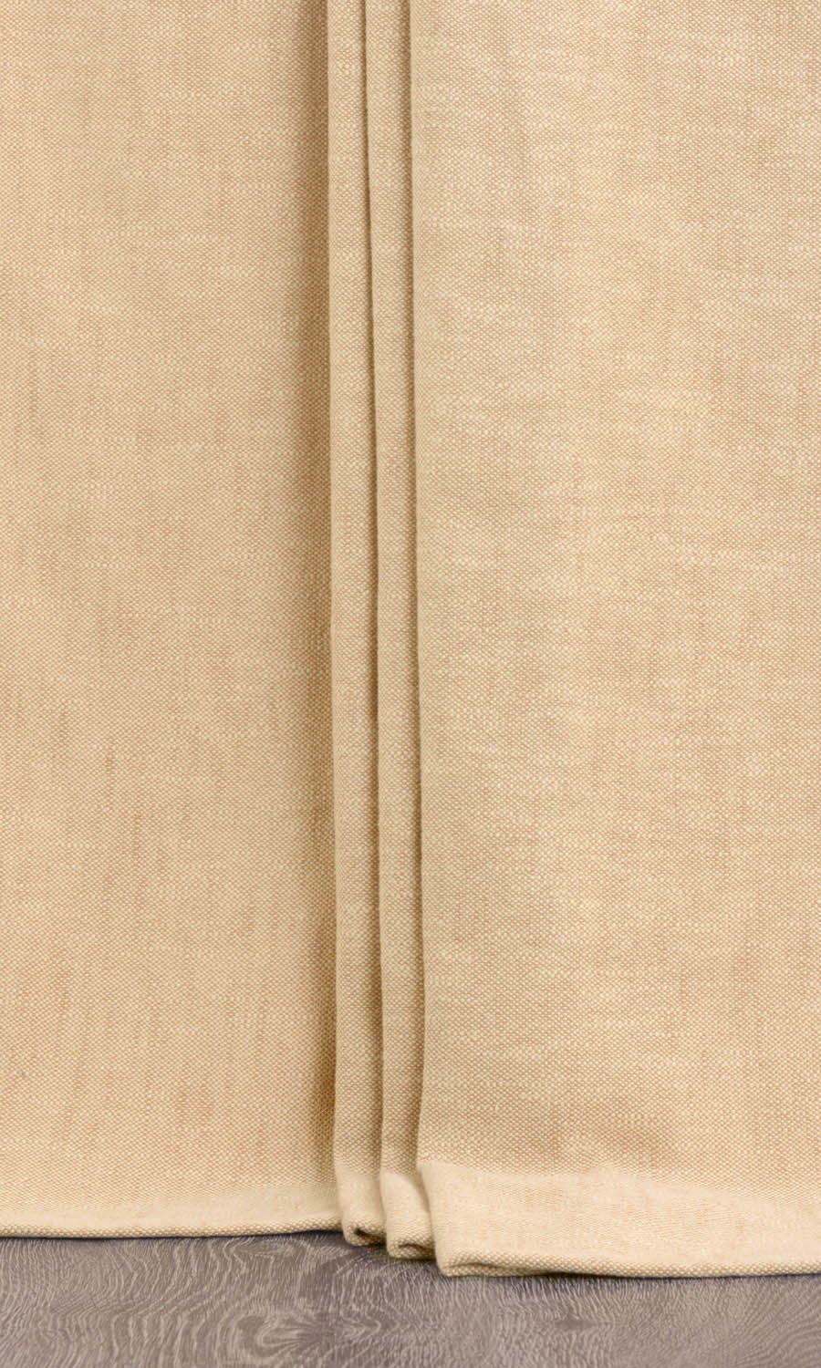 Plain Cotton Window Treatments Fabric By the Yard (Pale Beige/ Tan Brown)