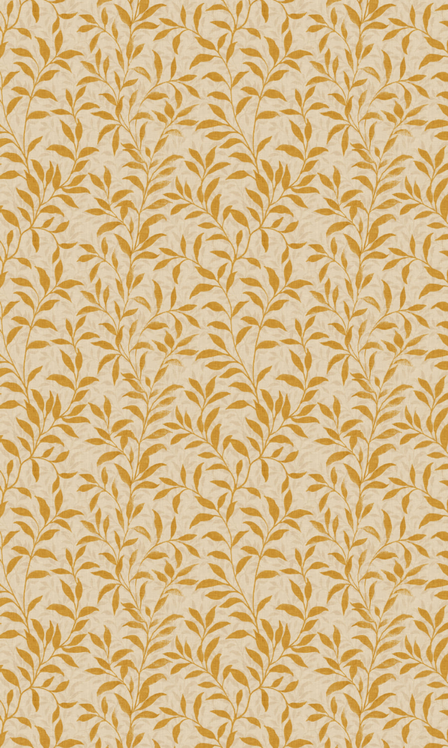 Dimout Floral Home Textile Fabric Material By the Yard (Yellow/ Ivory)