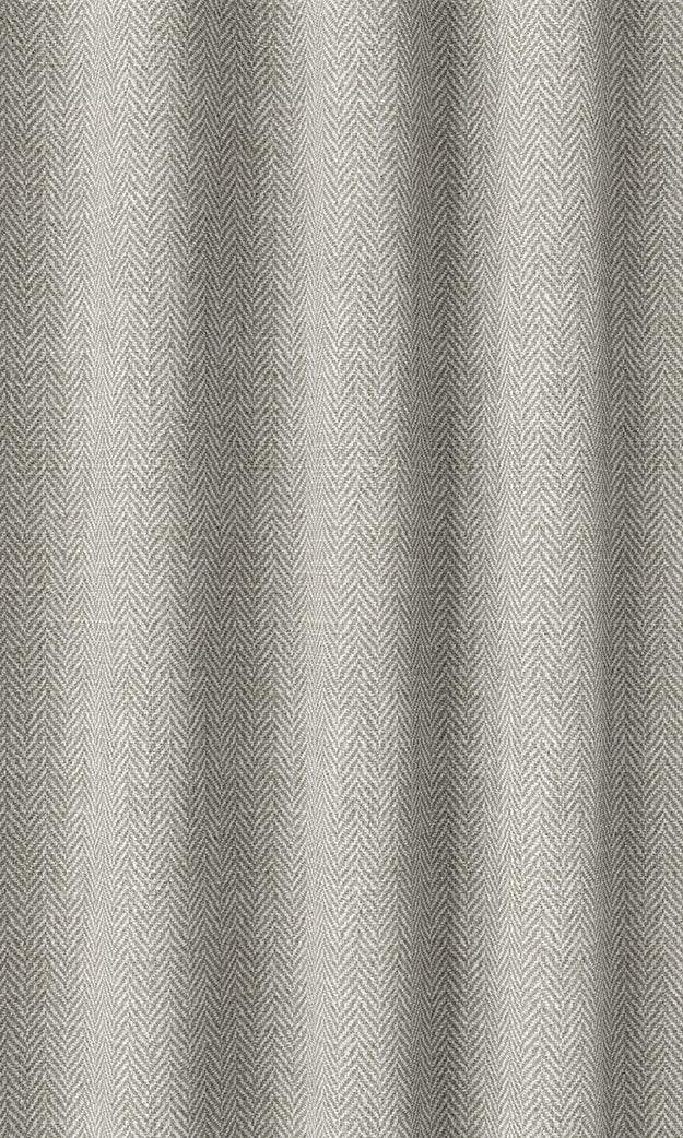 Herringbone Textured Home Décor Fabric By the Yard (Grey)