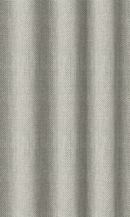 Herringbone Textured Home Décor Fabric By the Yard (Grey)