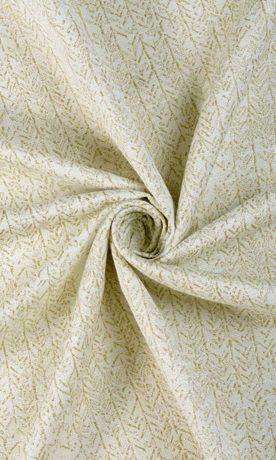 Herringbone Poly-Cotton Fabric By the Yard for Curtains & Drapes (Pale Green)