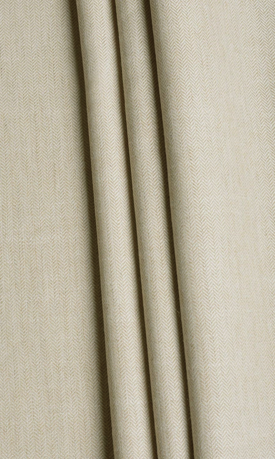 Herringbone Textured Home Textile Fabric Material By the Yard (Beige)