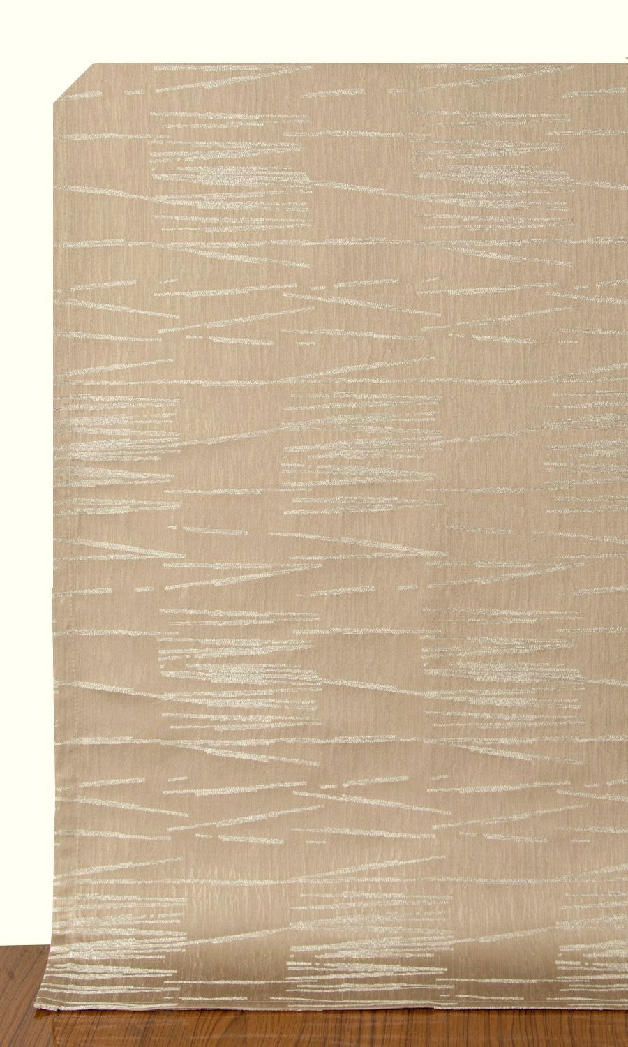 Abstract Patterned Window Treatments Fabric By the Yard (Pink-Beige)