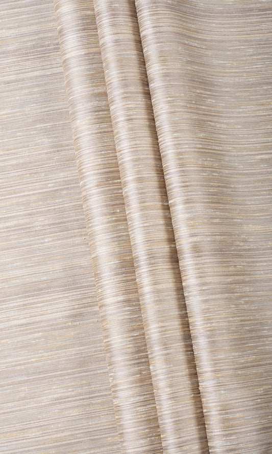 Faux Silk Home Décor Fabric By the Yard (Sepia Beige)