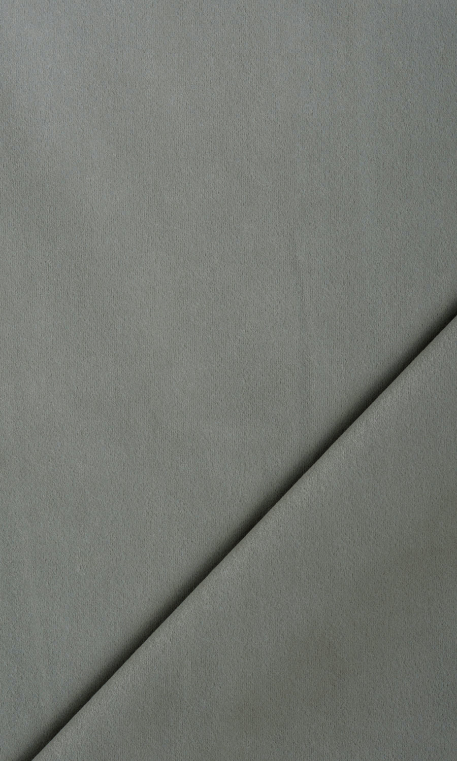Velvet Home Textile Fabric Material Sample (Fog Grey)
