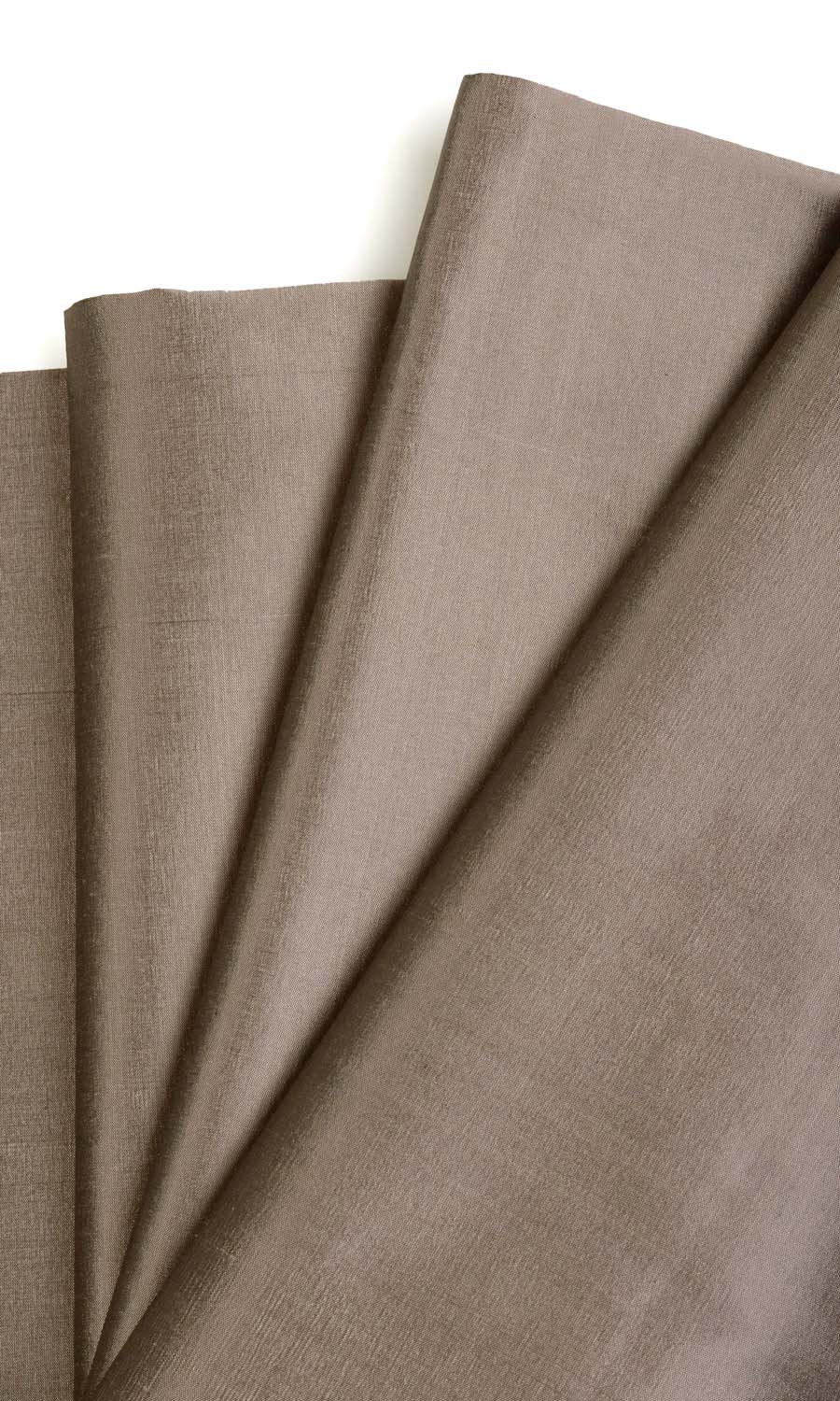 Shantung Silk Window Treatments Fabric By the Yard (Mocha Brown)
