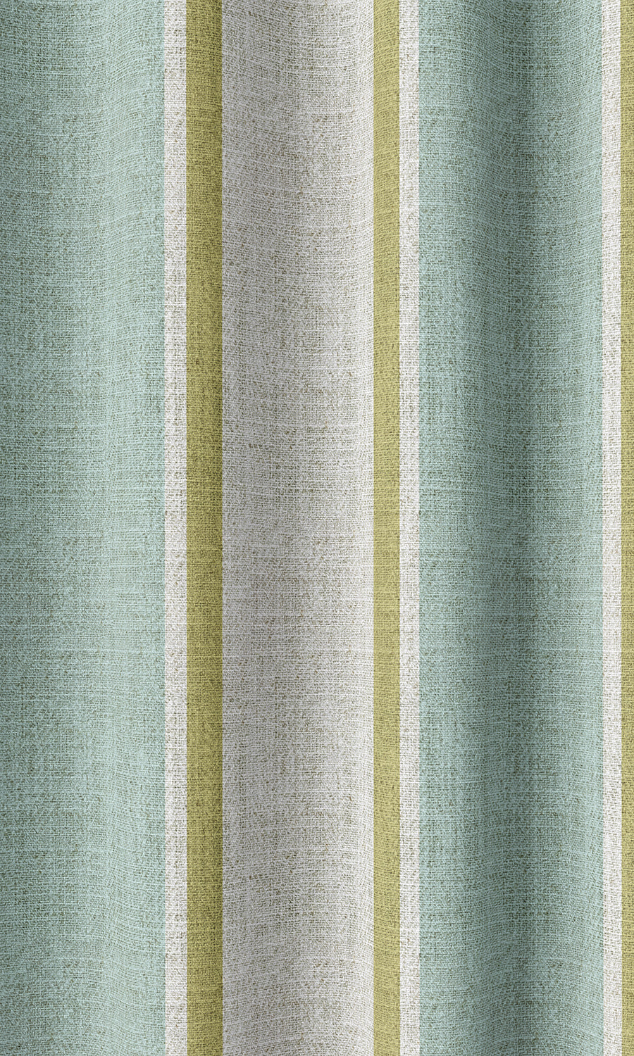Striped Home Décor Fabric Sample (Turquoise Blue/ Green)