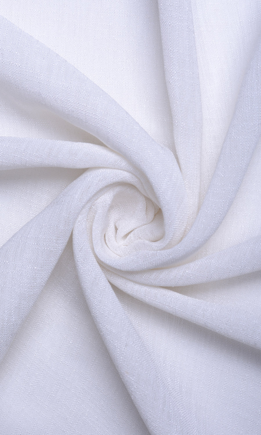 Sheer Linen Home Textile Fabric Material By the Yard (White/ Ivory)