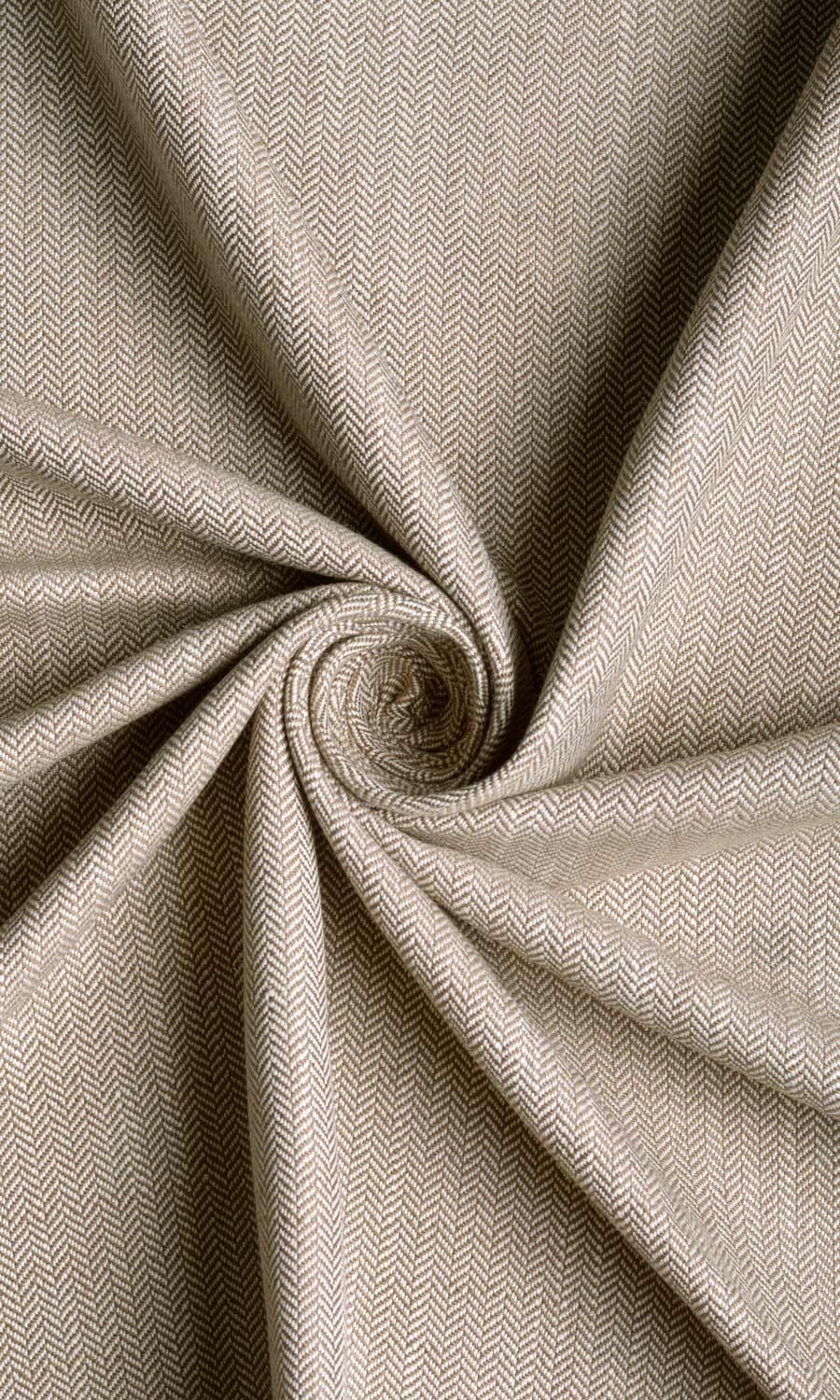 Herringbone Textured Home Décor Fabric Sample (Cedar Brown)