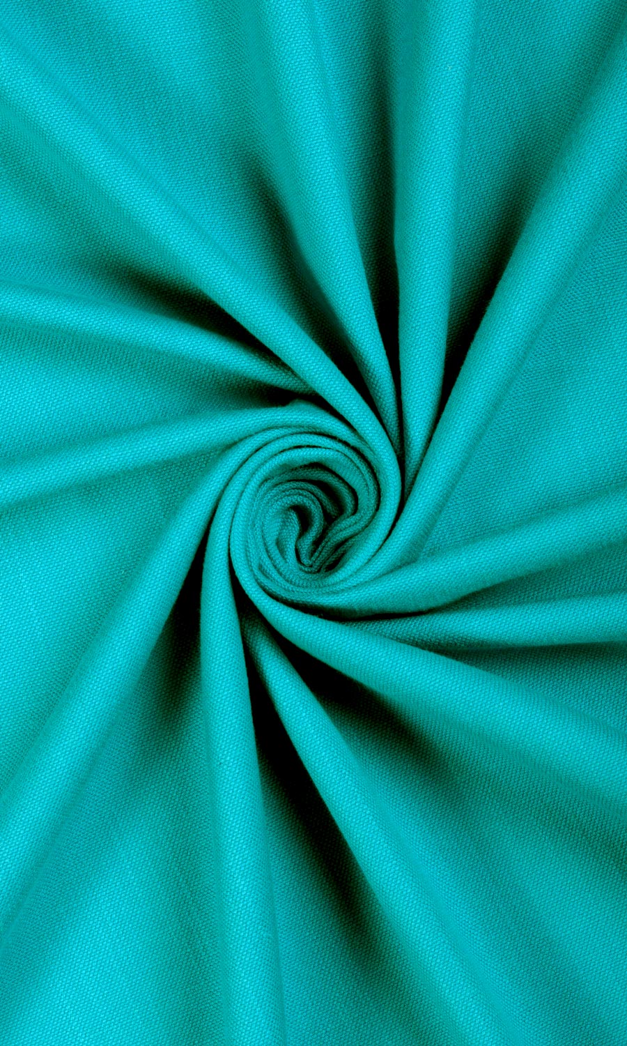 Textured Solid Cotton Home Décor Fabric By the Yard (Turquoise Blue)