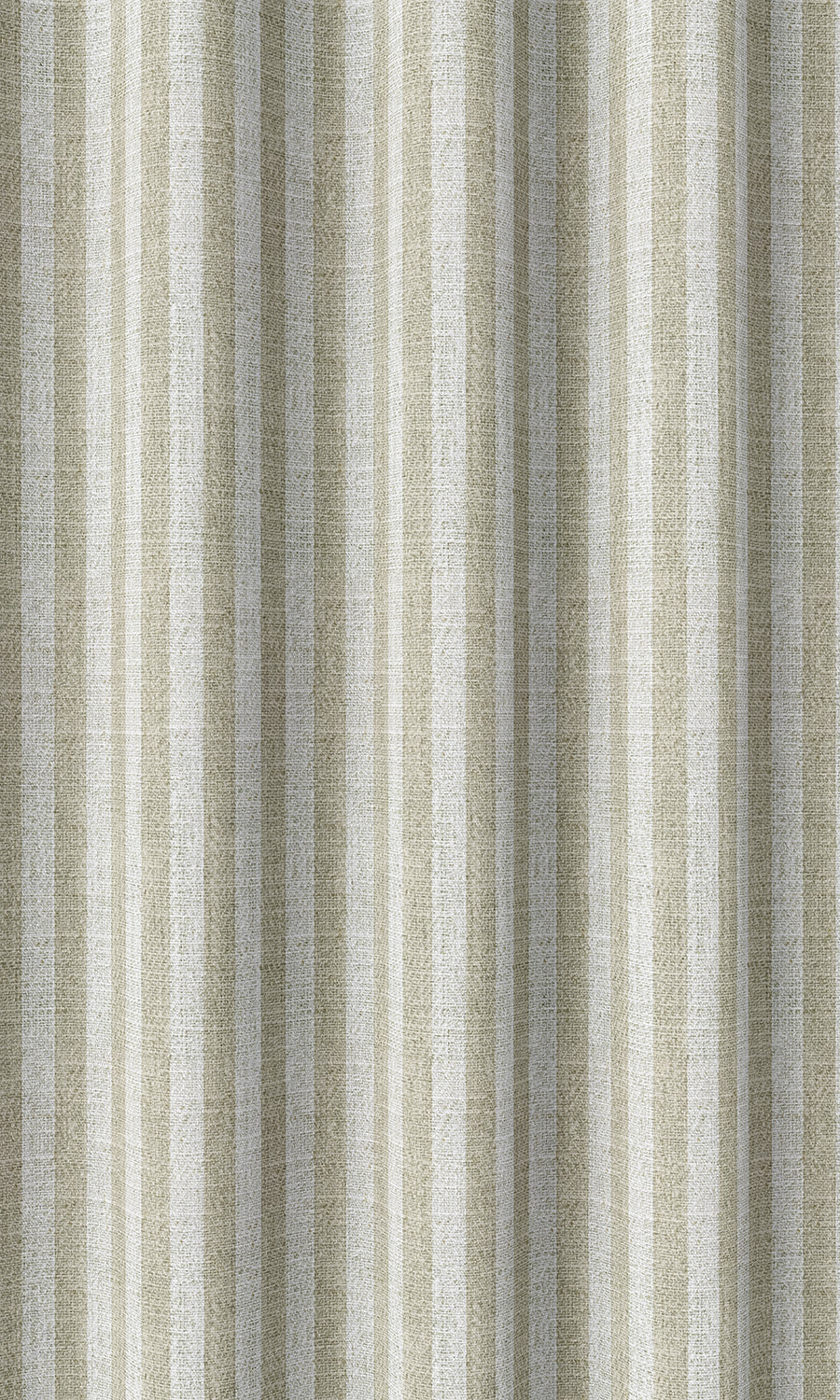 Striped Home Décor Fabric By the Yard (Beige/ White)