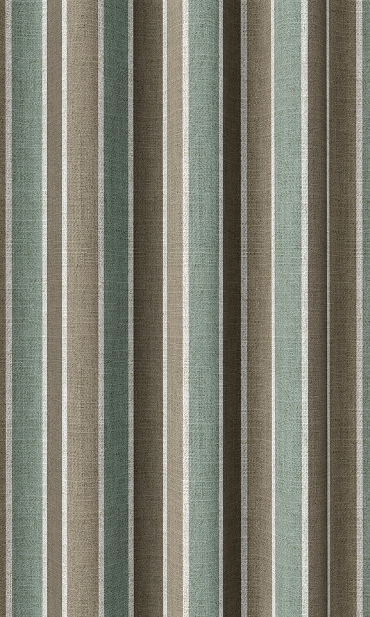 Geometric Print Blinds (Blue/ Brown/ White)