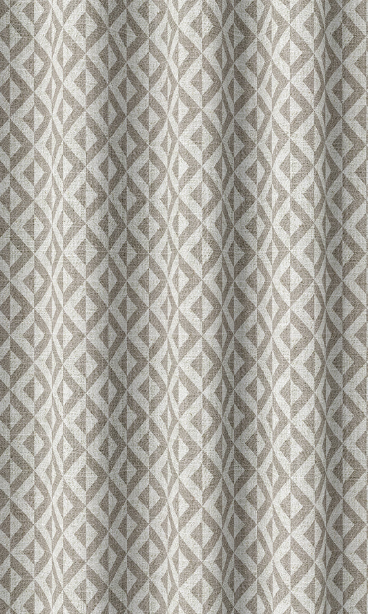 Modern Geometric Patterned Blinds (Grey/ White)