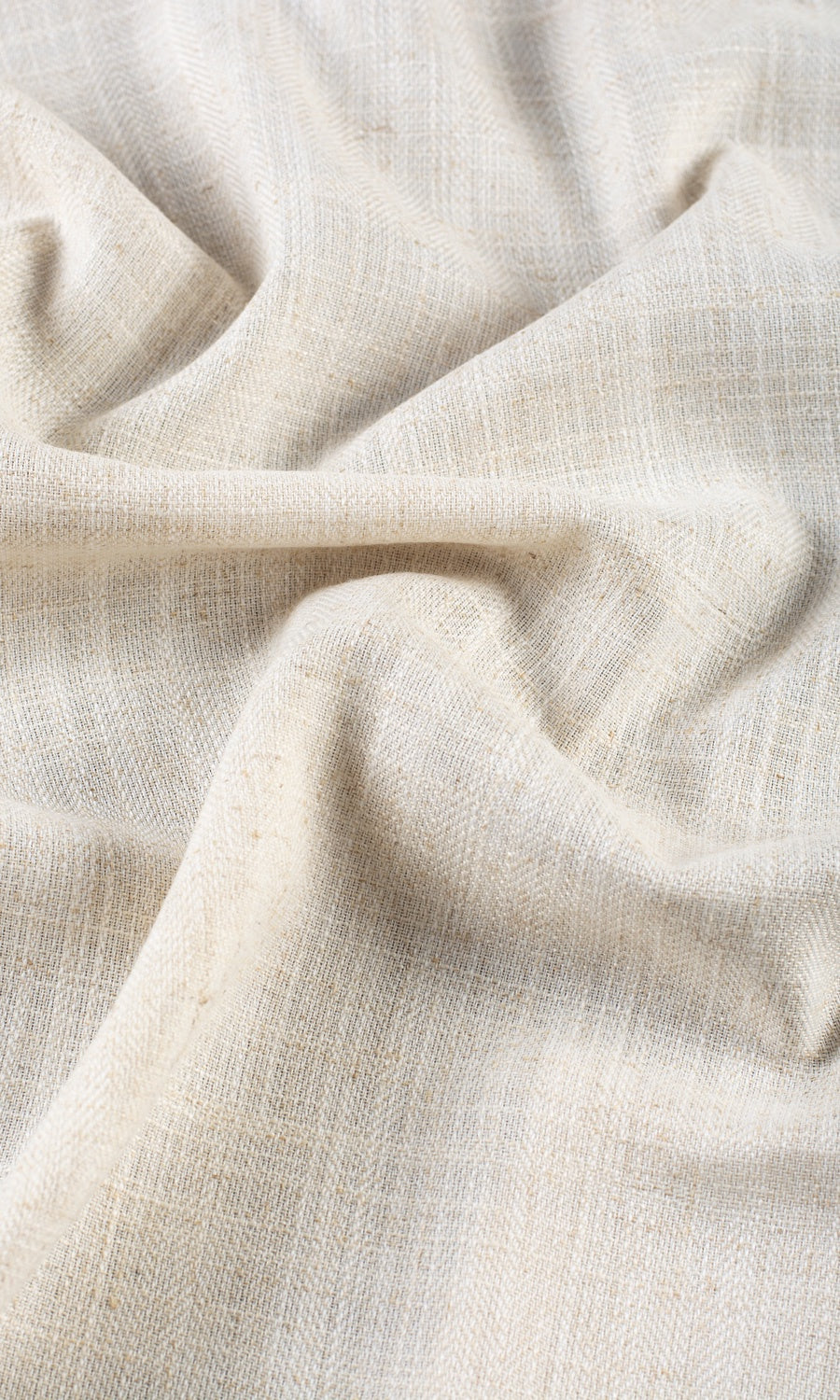 Plain Semi-Sheer Fabric Sample for Roman Blinds & Shades (Beige)