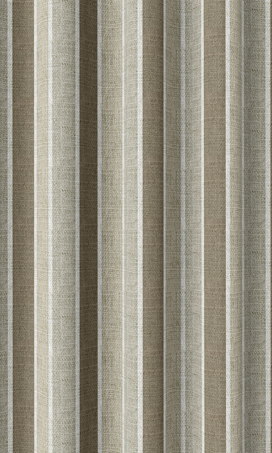 Striped Patterned Home Décor Fabric By the Metre (Beige/ Brown)