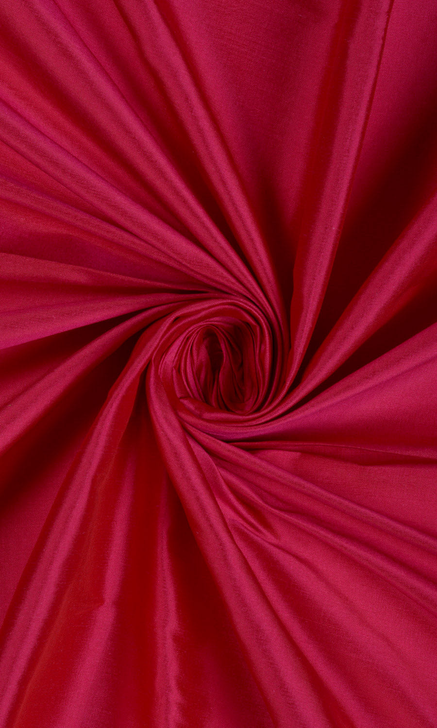 Shantung Silk Home Décor Fabric By the Yard (Ruby Pink)