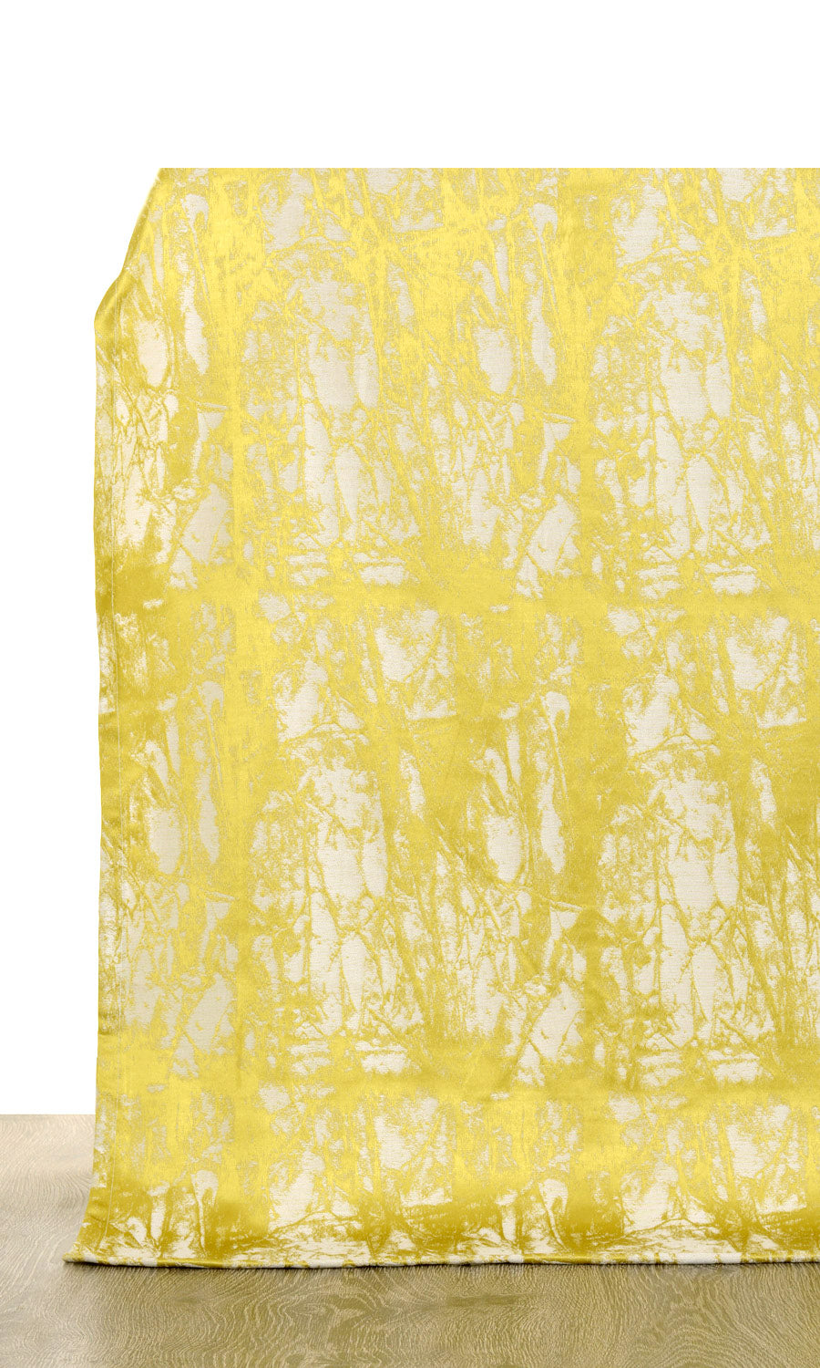Abstract Print Window Treatments Fabric By the Metre (Yellow)