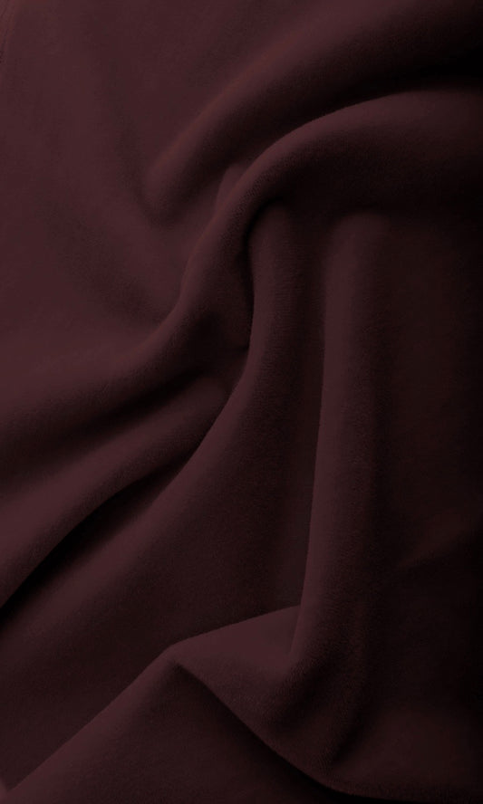 Velvet Fabric Blinds (Deep Burgundy Red)