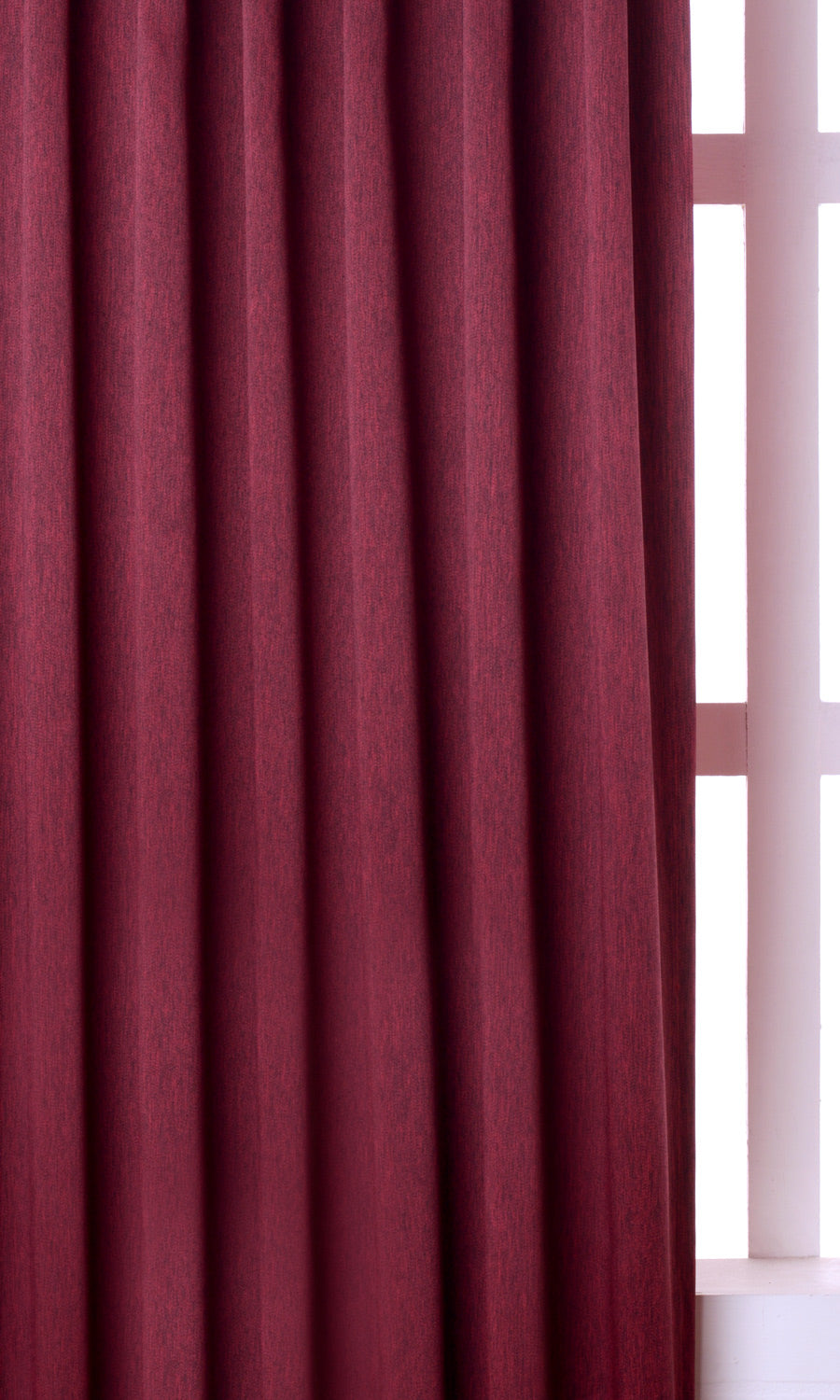 Blackout Home Décor Fabric By the Yard (Raspberry Red / Wine Purple)