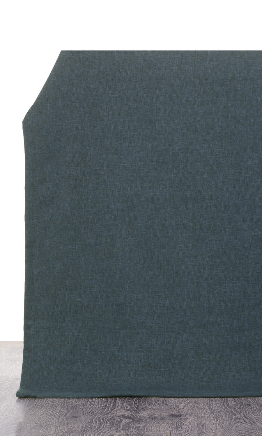 Linen-Blend Home Décor Fabric By the Yard (Deep Teal Blue)