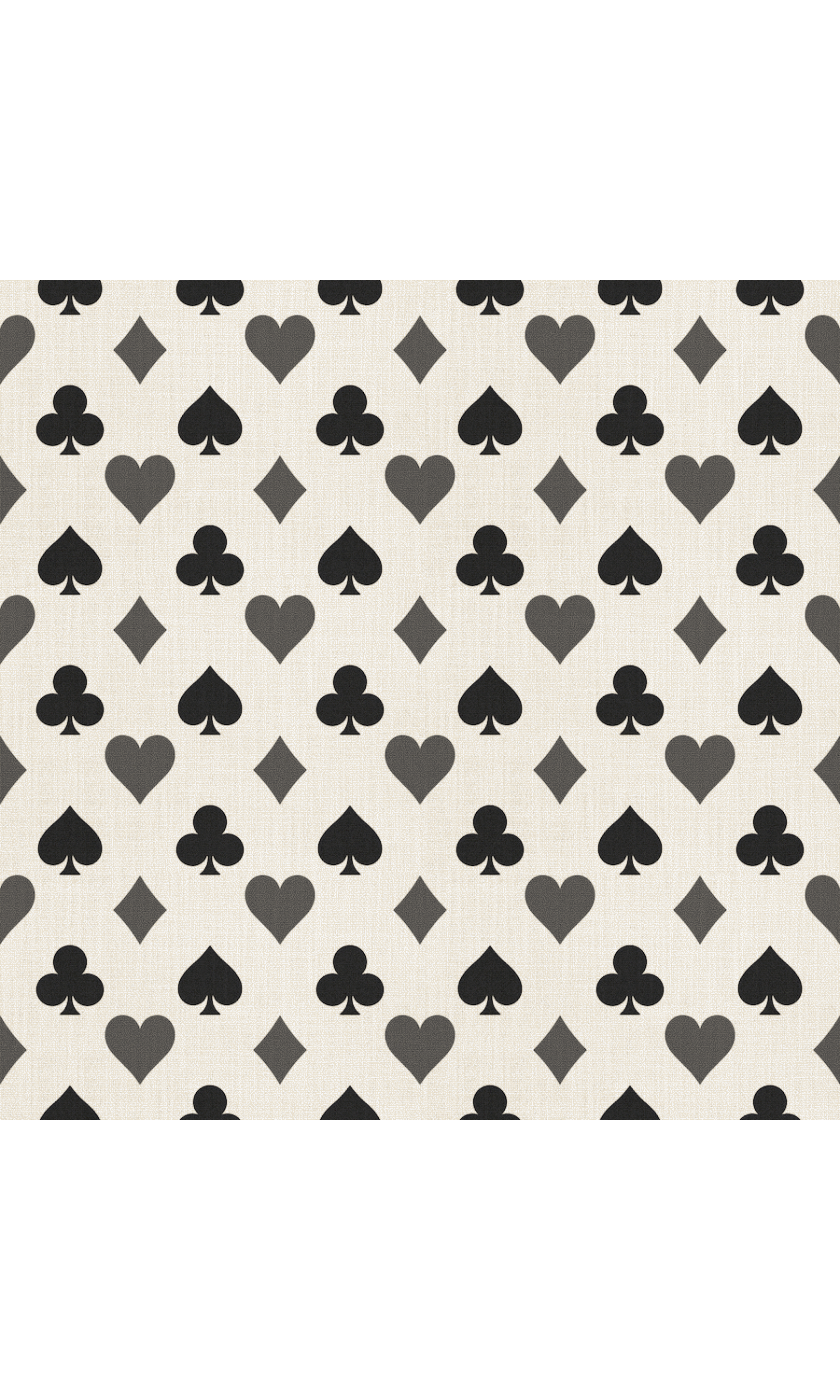 Modern Geo Print Home Textile Fabric Material Sample (Black/ Milky White)