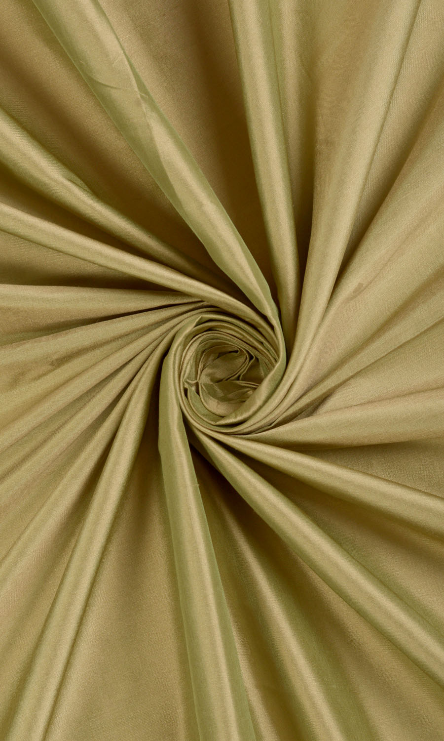 Shantung Silk Home Décor Fabric Sample (Moss Green)