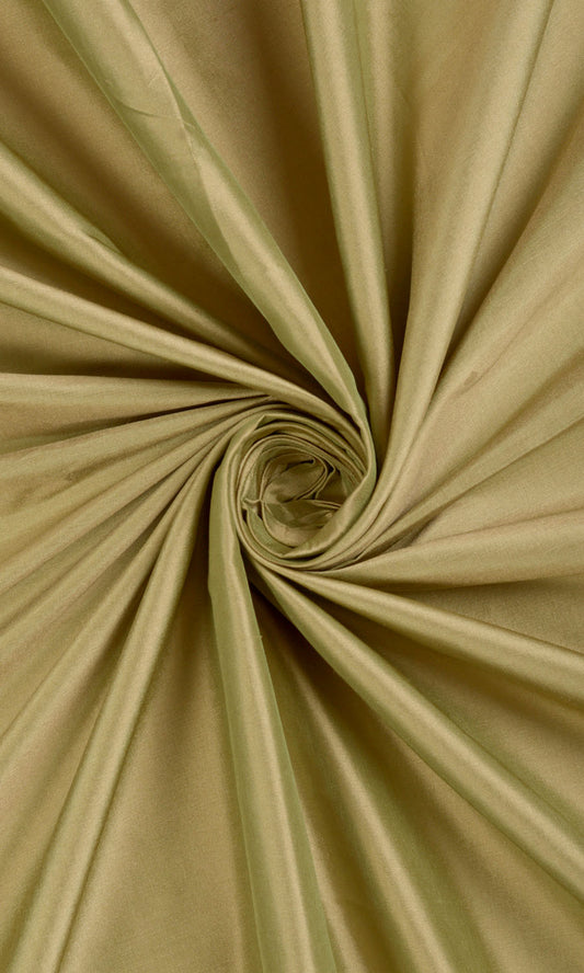 Shantung Silk Roman Blinds (Moss Green)