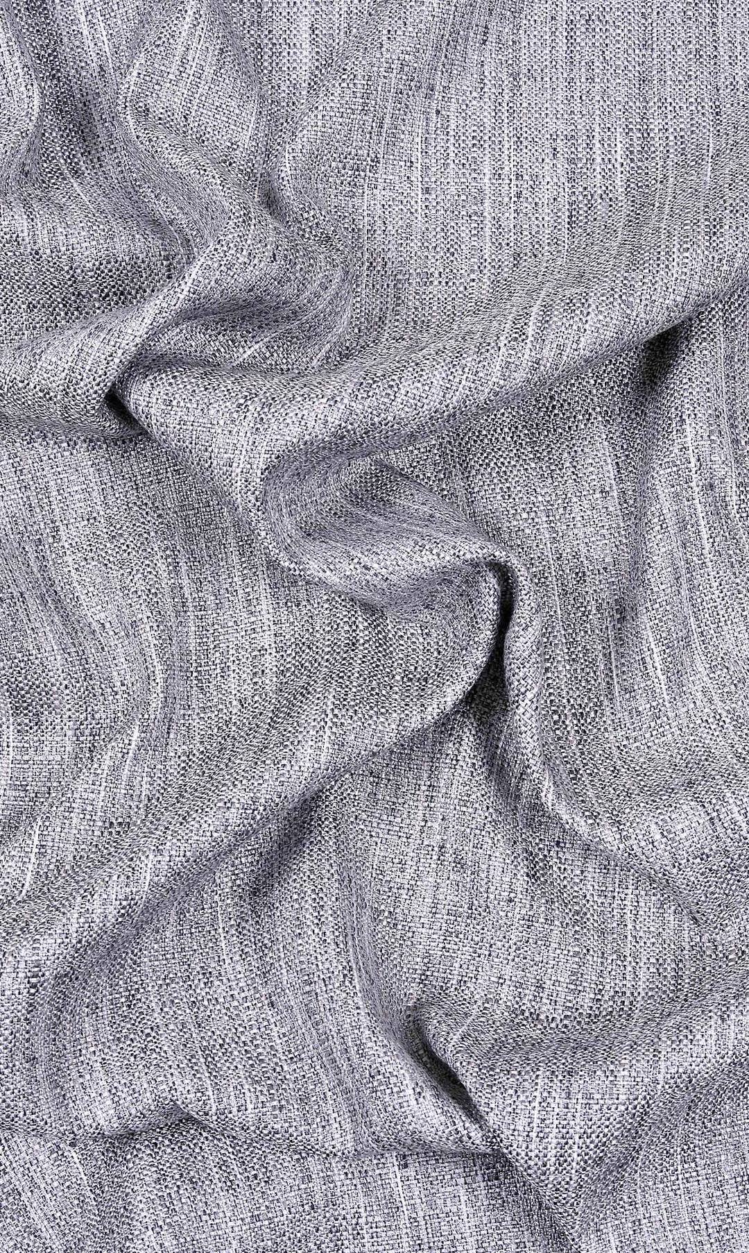 Textured Window Treatments Fabric By the Yard (Silver Grey)