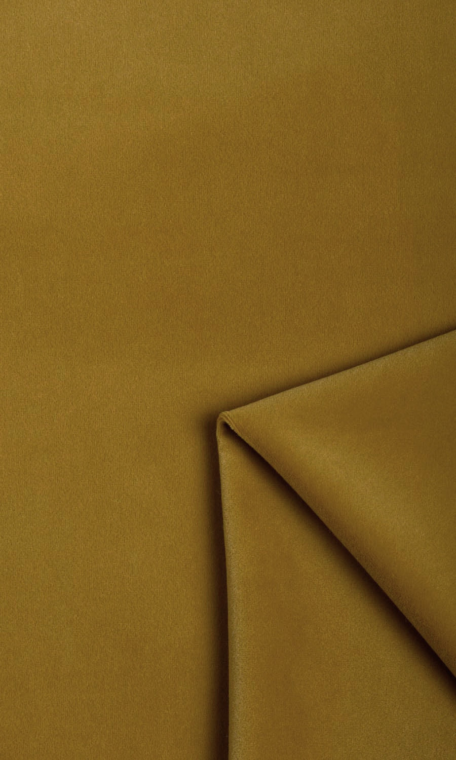 Velvet Window Treatments Fabric Sample (Golden Yellow)