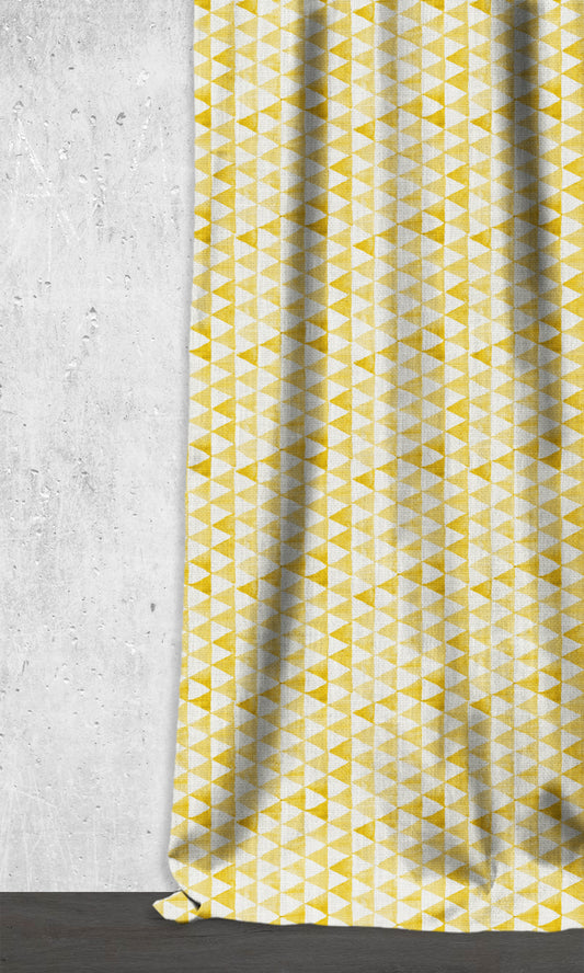 Triagonal Print Blinds (Yellow)