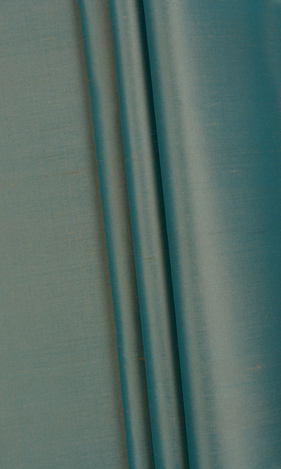 Shantung Silk Fabric By the Yard for Curtains & Drapes (Turquoise Blue)