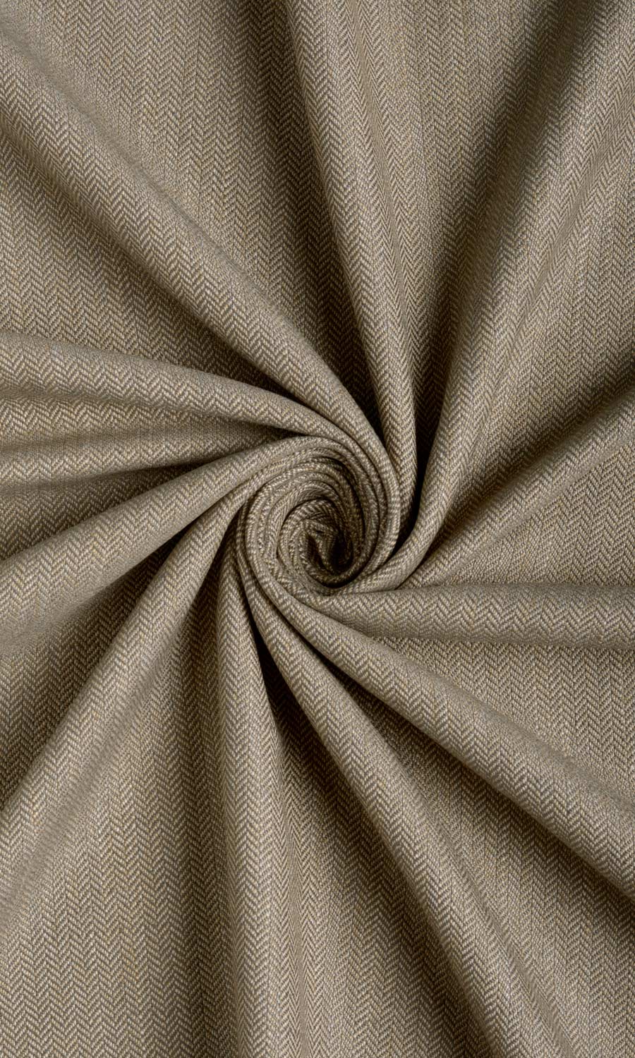 Herringbone Textured Home Décor Fabric By the Yard (Mocha Brown)