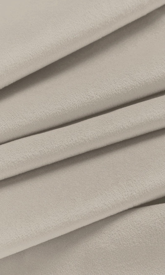 Velvet Home Décor Fabric By the Yard (Warm Ivory)