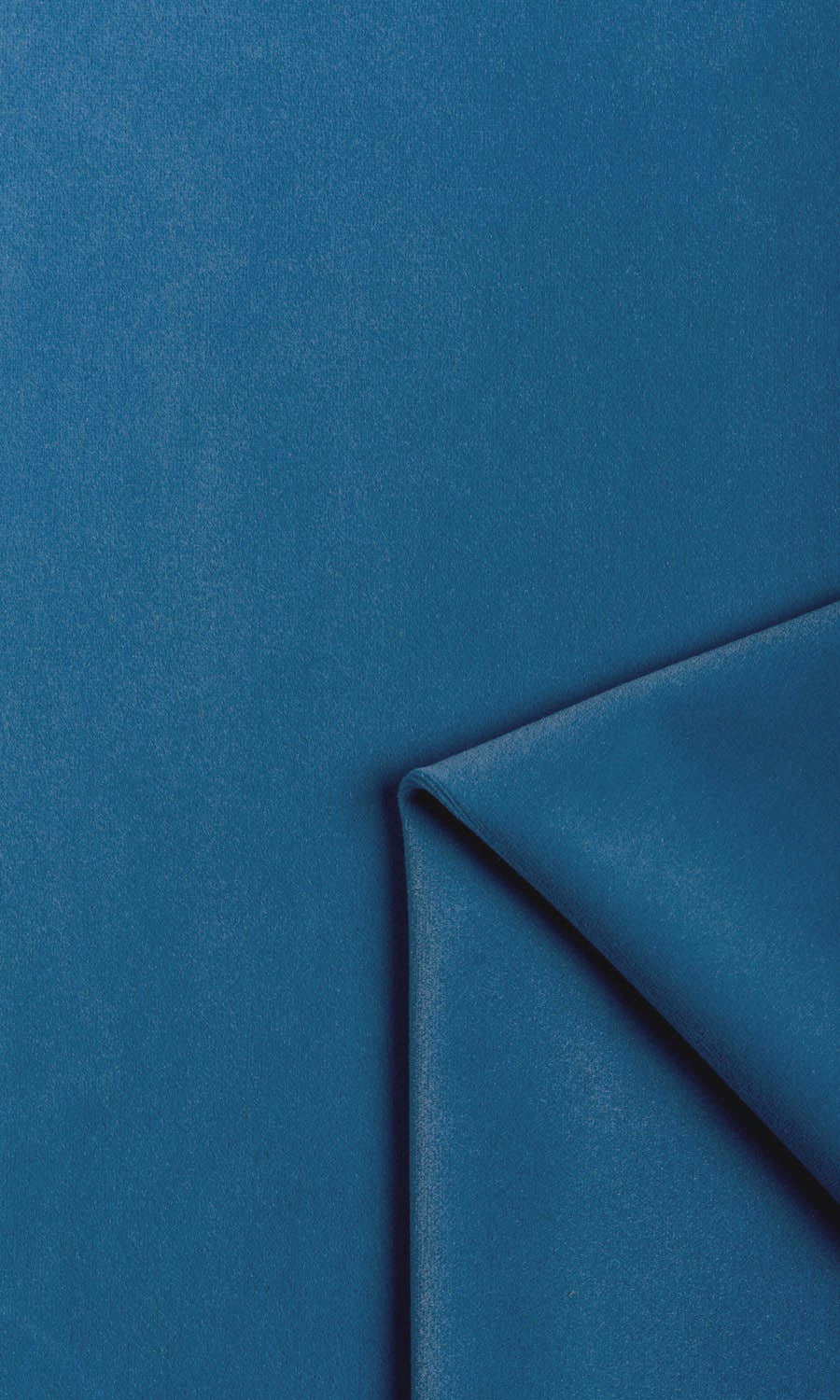 Velvet Window Treatments Fabric By the Yard (French Blue)