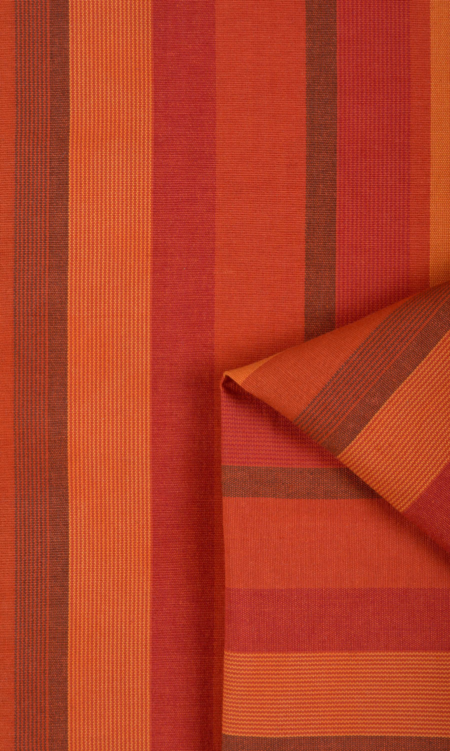Cotton Window Treatments Fabric By the Yard (Red/ Orange)