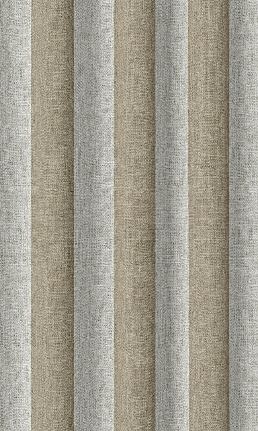 Modern Striped Home Décor Fabric By the Metre (Brown/ White)