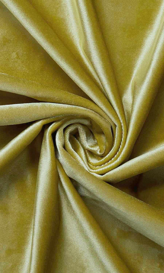 Velvet Home Décor Fabric By the Yard (Green)