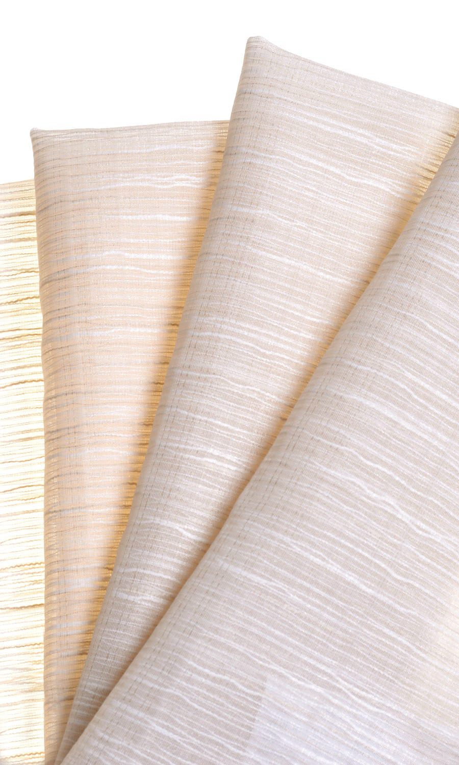 Sheer Home Textile Fabric Material By the Metre (Warm Ivory)