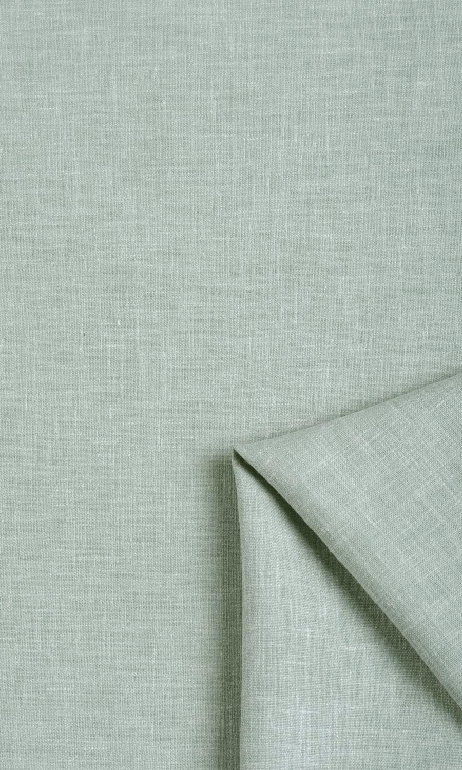 Poly-Cotton Blend Free Fabric Material Sample (Mint Blue/ Green)