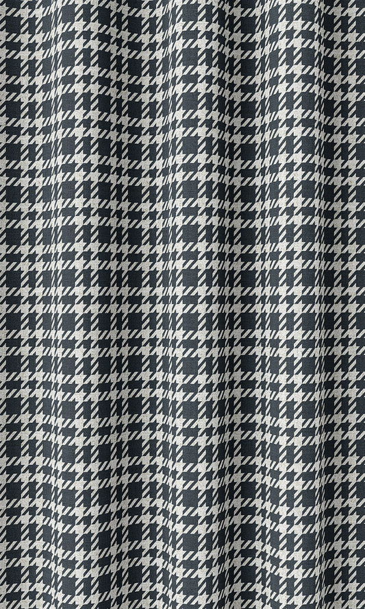 Checkered Blinds (Midnight Blue/ White)