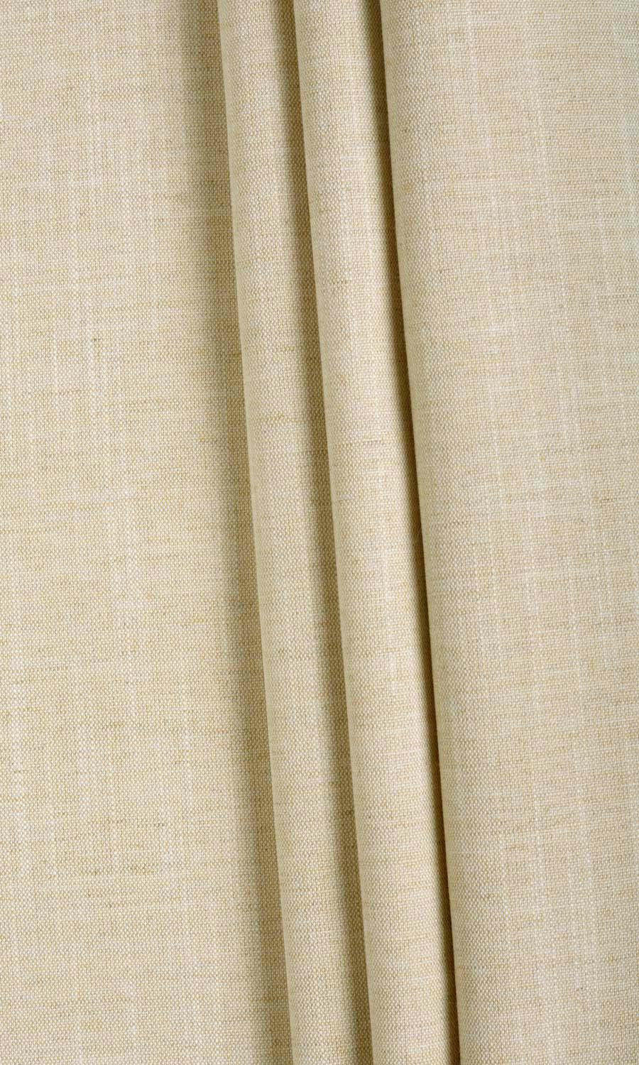 Plain Linen Texture Home Textile Fabric Material By the Yard (Pale Beige)