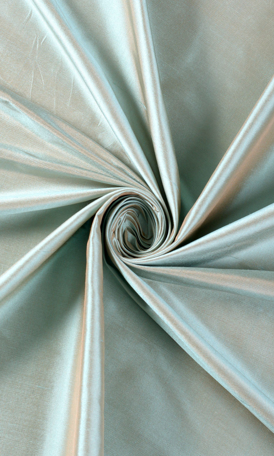 Shantung Silk Home Décor Fabric By the Yard (Turquoise/ Bronze)