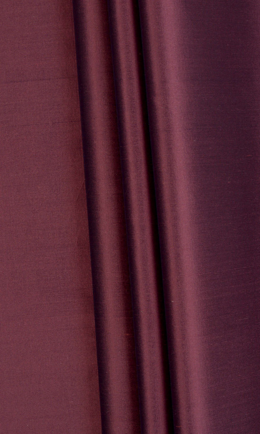 Shantung Silk Fabric By the Yard for Curtains & Drapes (Wine Purple)