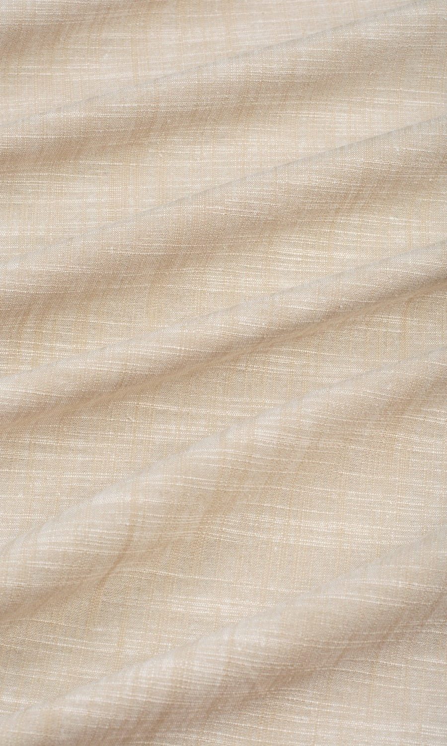 Linen-Textured Fabric Sample for Roman Blinds & Shades (Pale Beige)
