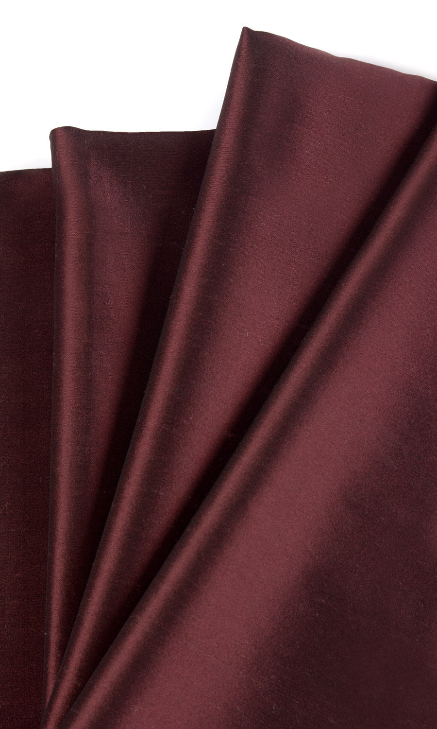 Shantung Silk Home Textile Fabric Material By the Yard (Wine Red/ Maroon)