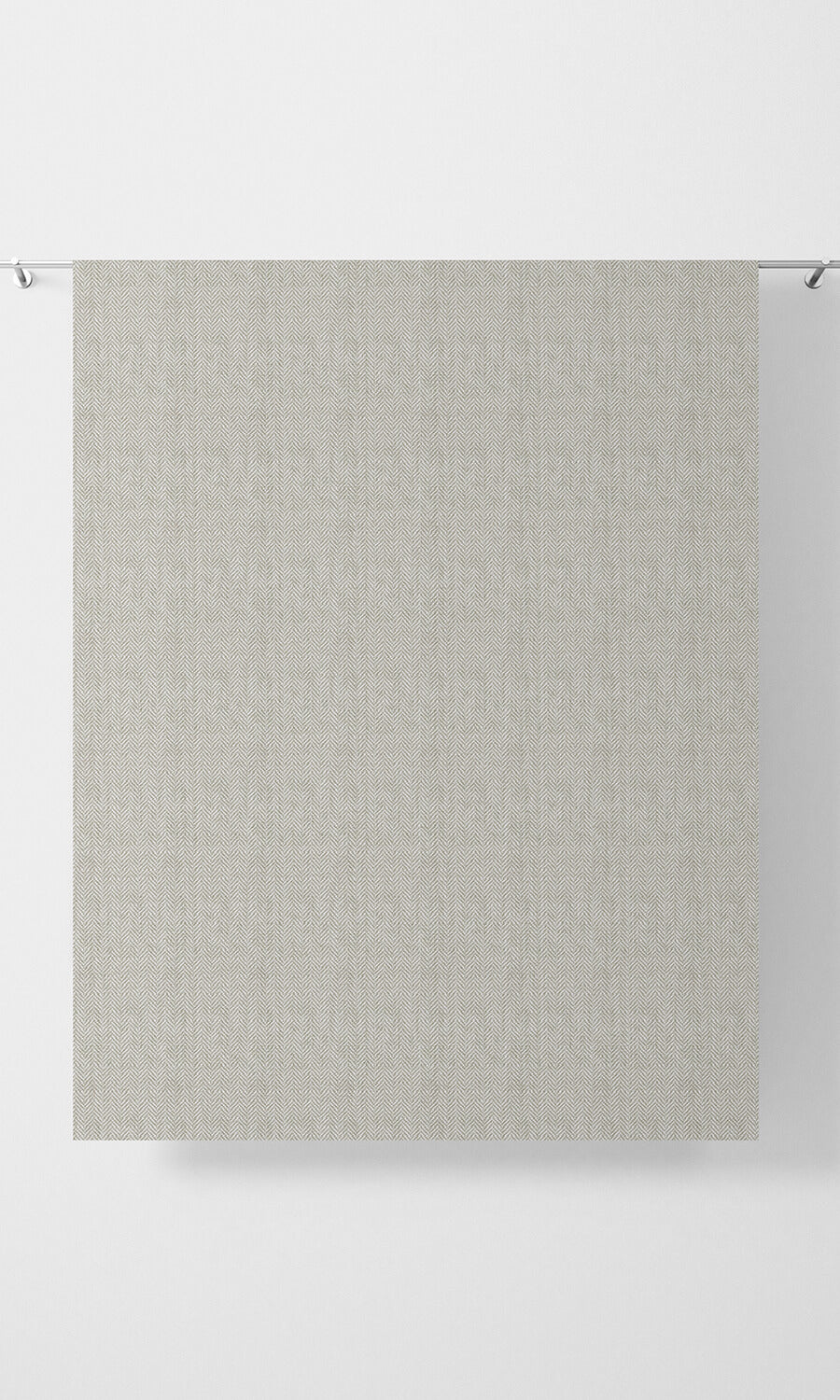 Herringbone Textured Free Fabric Material Sample (Grey)