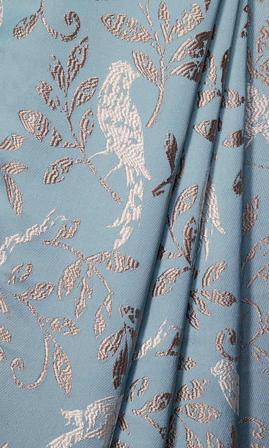 French Country  Home Décor Fabric By the Yard (Blue)