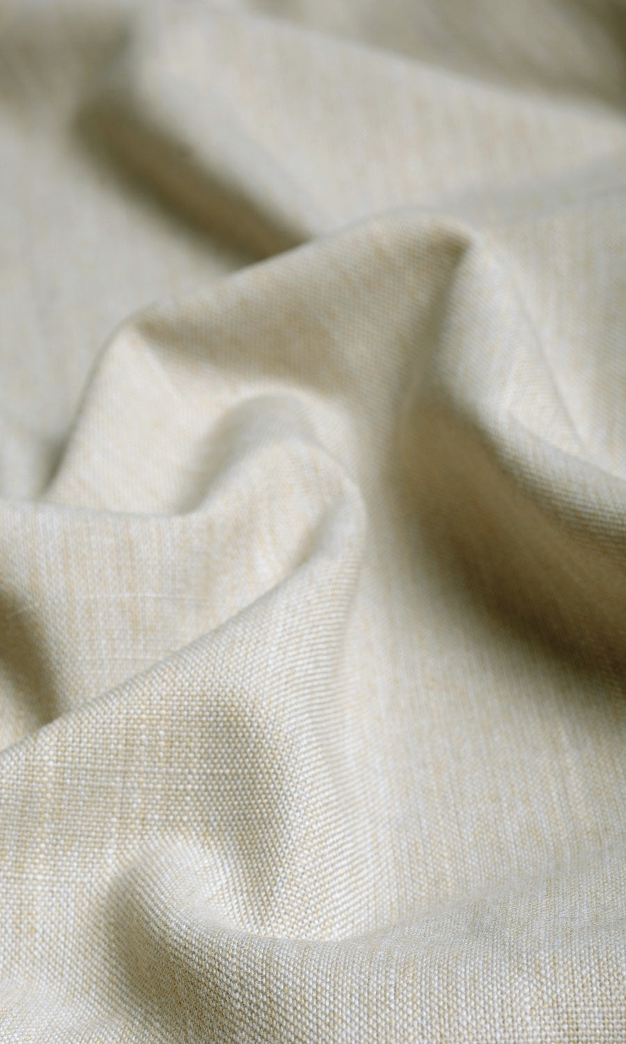 Plain Linen Texture Fabric Sample for Roman Blinds & Shades (Pale Grey/ Ivory)