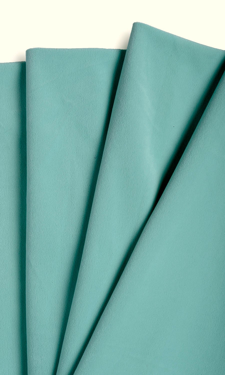 Velvet Window Treatments Fabric By the Yard (Sky Blue)