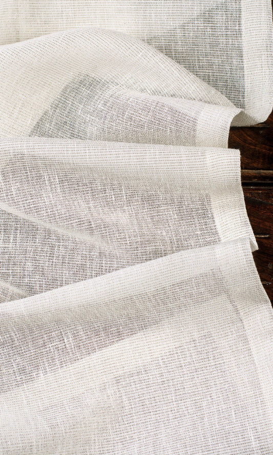 Floral Faux Silk Shades (Indigo Blue/ Greige)